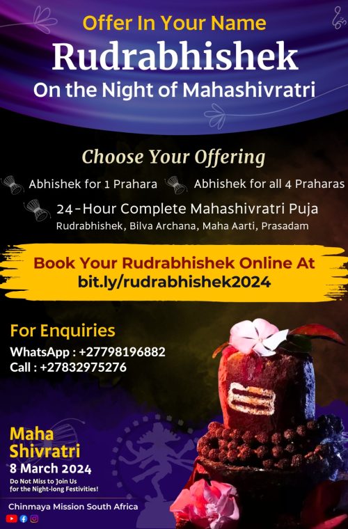 Mahashivratri 2024 - Rudrabhishek Flyer
